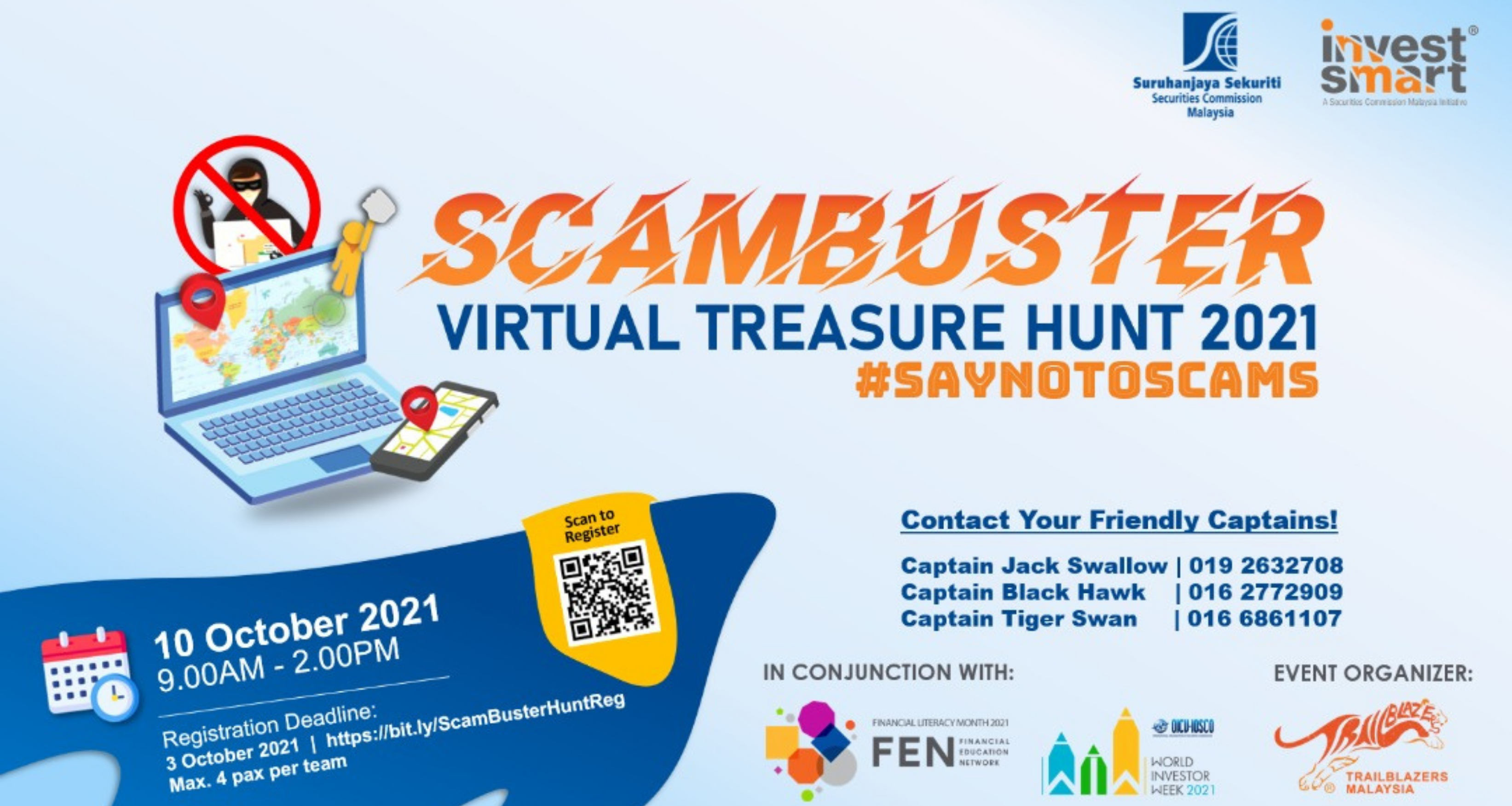 ScamBuster Virtual Treasure Hunt 2021